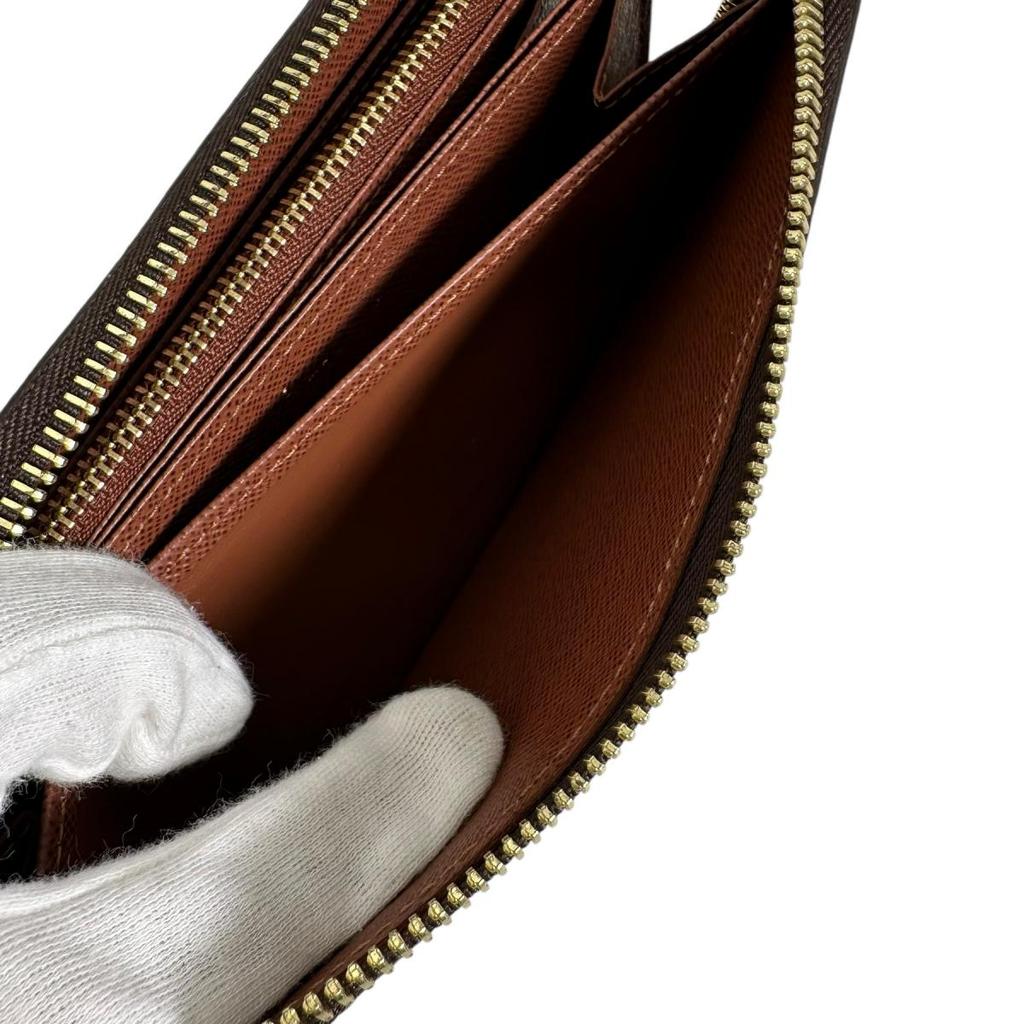 LOUIS VUITTON Monogram Zippy wallet Long Wallet purse Monogram canvas M42616 Used