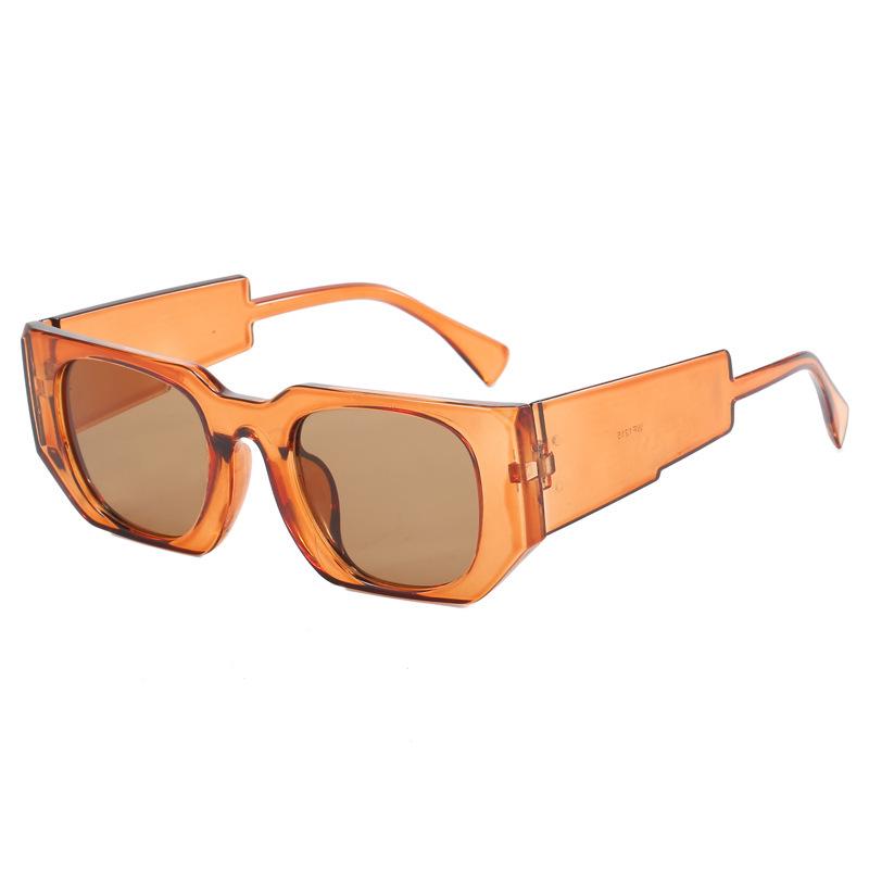 Trendy European & American Square Sunglasses for Women - Street Style, Internet Celebrity Fashion As Shown