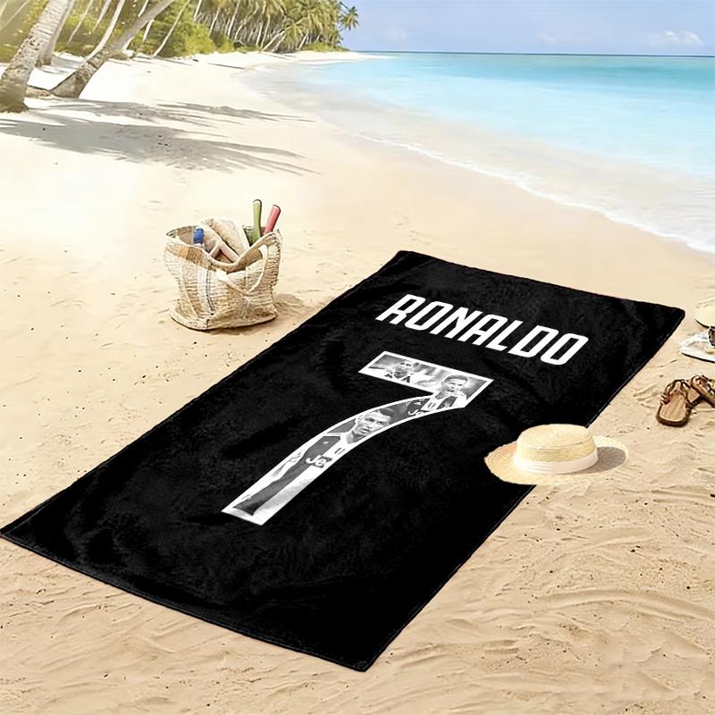 Ronaldo's Legacy: Number Journey beach towel beach soft seaside Outdoor pool towel quick-drying swim towel beach towel beach Fashion printing