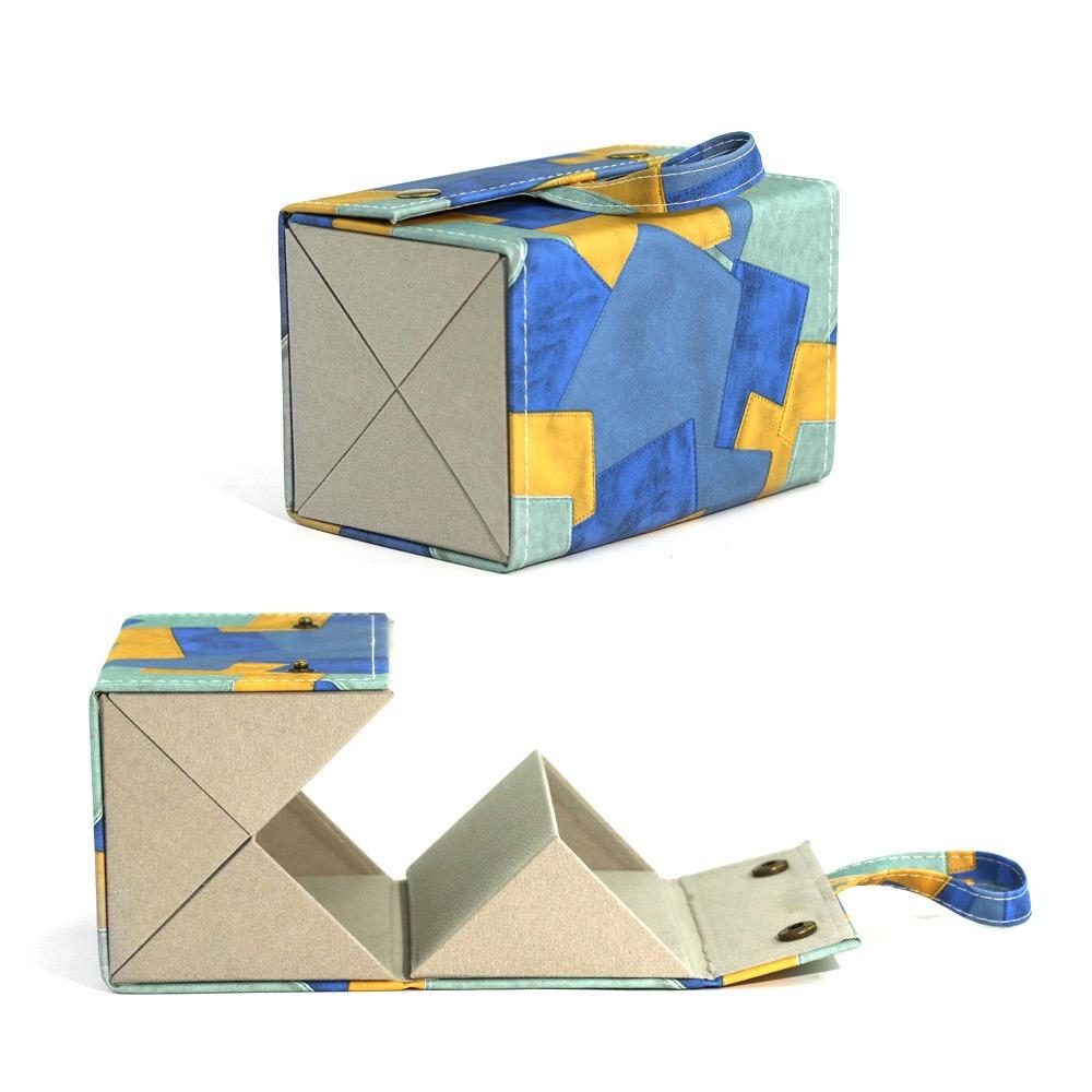 Compact Design Glasses Organizer Hard Shell Storage Box Portable Eyeglasses Holder  Display