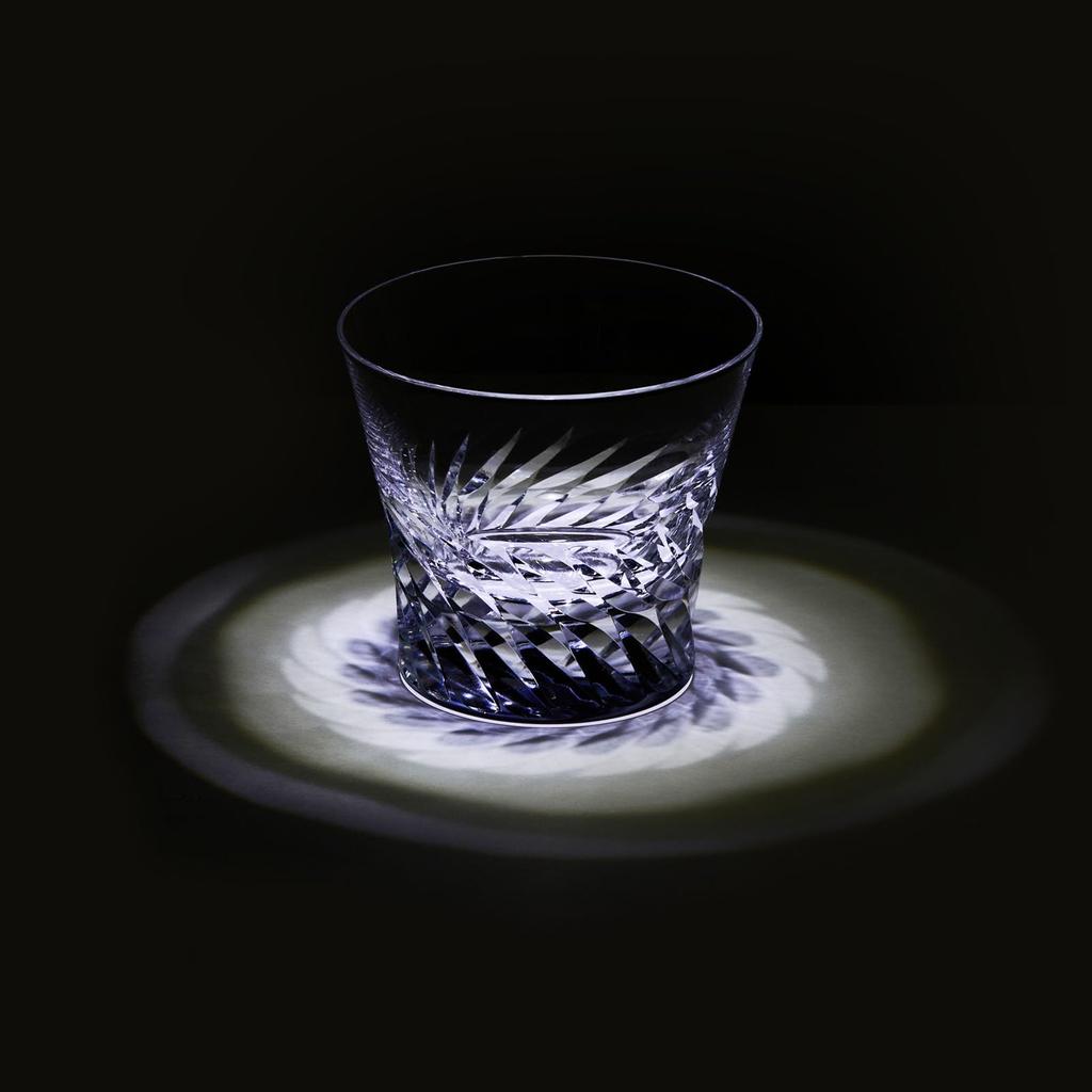 LUGUFON Whiskey Crystal Cut Handcrafted by Comes In a Paulownia Wood Perfect for Cold Plum and A Popular Gift for or 60th 270ml Glasses, Glasses,