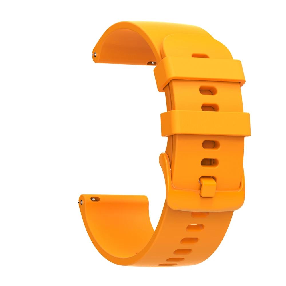 22mm 20mm Watch Silicone Strap For Samsung Watch 7/6/5 40/44mm 5 Pro 45mm Wristband Watch 4 6 Classic 43mm 47mm  Bracelet Correa
