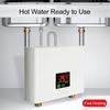 5500W Instant Constant Temperature Electric Water Heater Tankless Quick Hot Shower Bathing Machine for Home Kitchen White/ Black/golden 110V