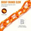 Halloween Party Chain String Lights with PVC Chain Style, Flexible Hanging Accent for Display Corners and Table Lines