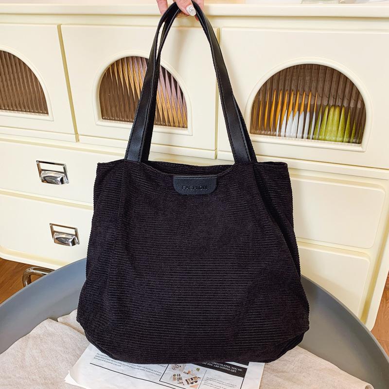 Casual Large-capacity Tote Bag Women's 2025 New Fashion Retro Handbag Casual Commuter Shoulder Bag