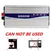 3000W/4000W/5000W/6000W Intelligent Screen Pure Sine Wave Power Inverter  Converter Adapter LCD Screen 12V/24V To 220V