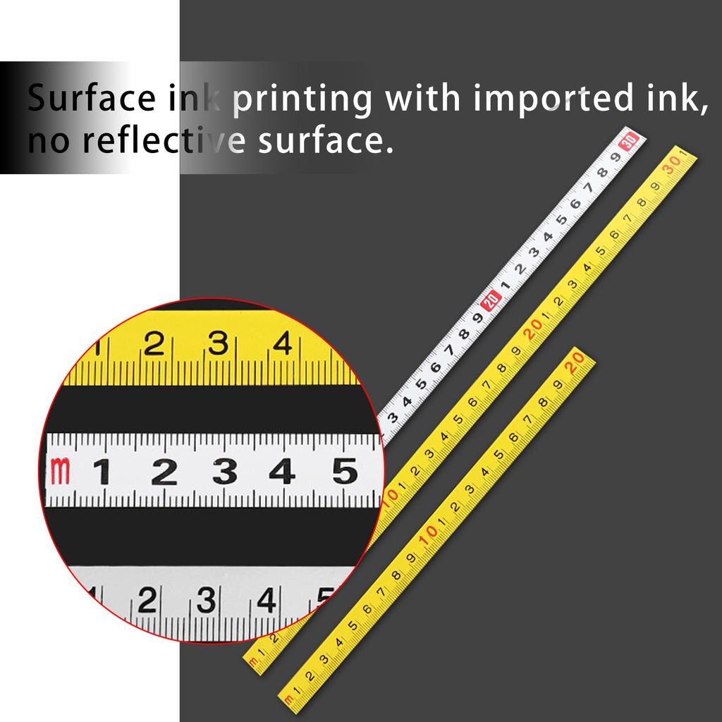 20/30/40cm Soft Tape Measure Backed Self Adhesive Flexible Tape Measure High Precision Measurement Tool for Home Crafts