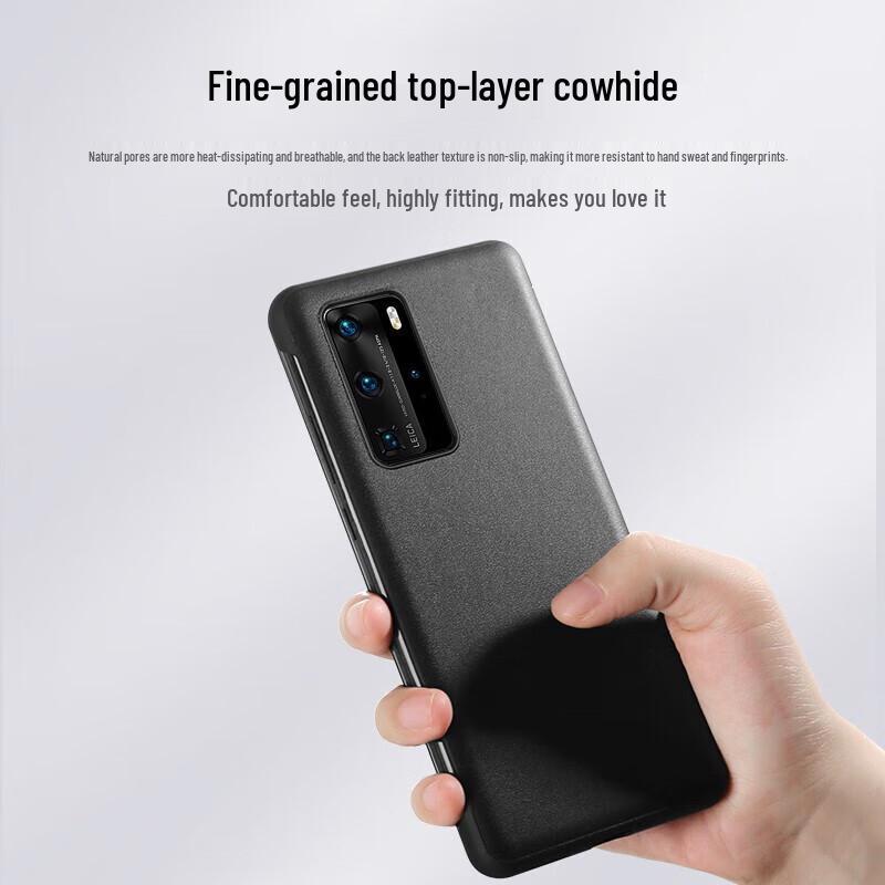 Ekakashop Huawei Smart Window Flip Leder Handyhülle