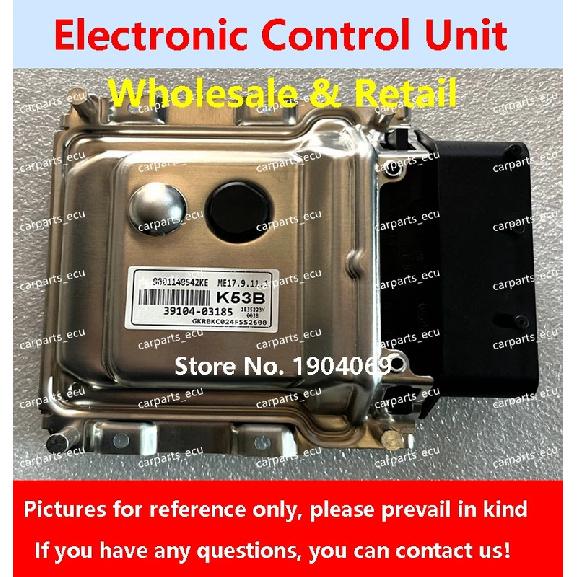39128-2BAA6 G525/39111-03800 EK11/39111-03556 A48 For Hyundai KIA Car Engine Computer Board/ECU/ME17.9.11.1 39104-03185 K53B 39128-2BAA6