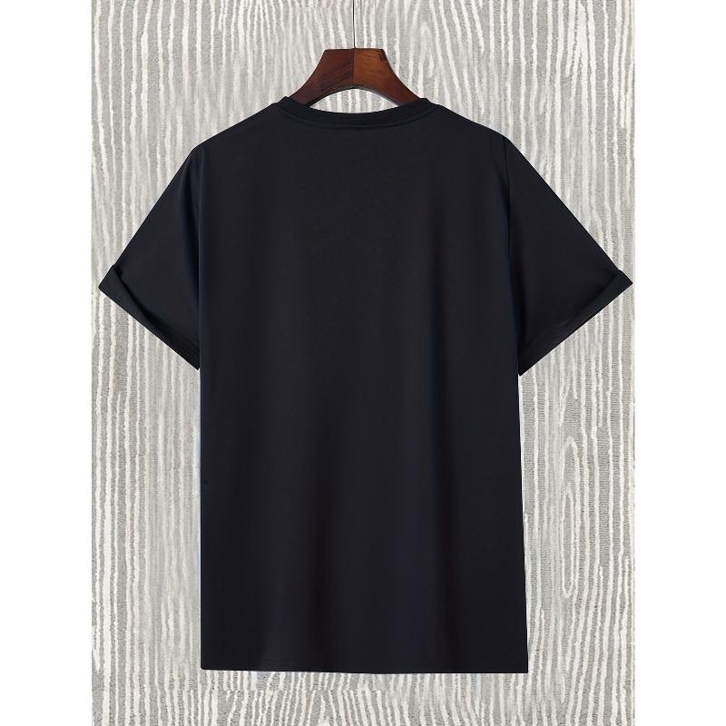 European Sizes Respect, Summer Round Neck Tee, Men's Short-sleeve T-shirt, Casual Wear, Men's Clothing