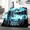 1PC The Lord of the Rings printed blanket, all season lightweight home office outdoor nap multifunctional blanket A10