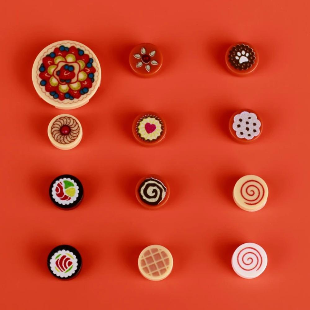 Food Printed Tiles Passport Plane Ticket Building Blocks Sushi Pizza Sound Compass Map Milk Juice Sauce Dessert Bricks Toy