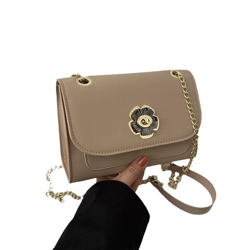 Premium Textured Bag Women's New Fashion Chain Small Square Bag Daily Commuting Versatile Shoulder Bag Messenger Bag