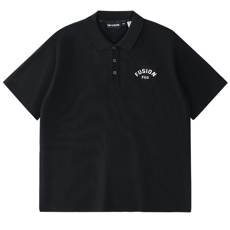 FILA FUSION Men s Knitted Short Sleeve Polo Shirt M