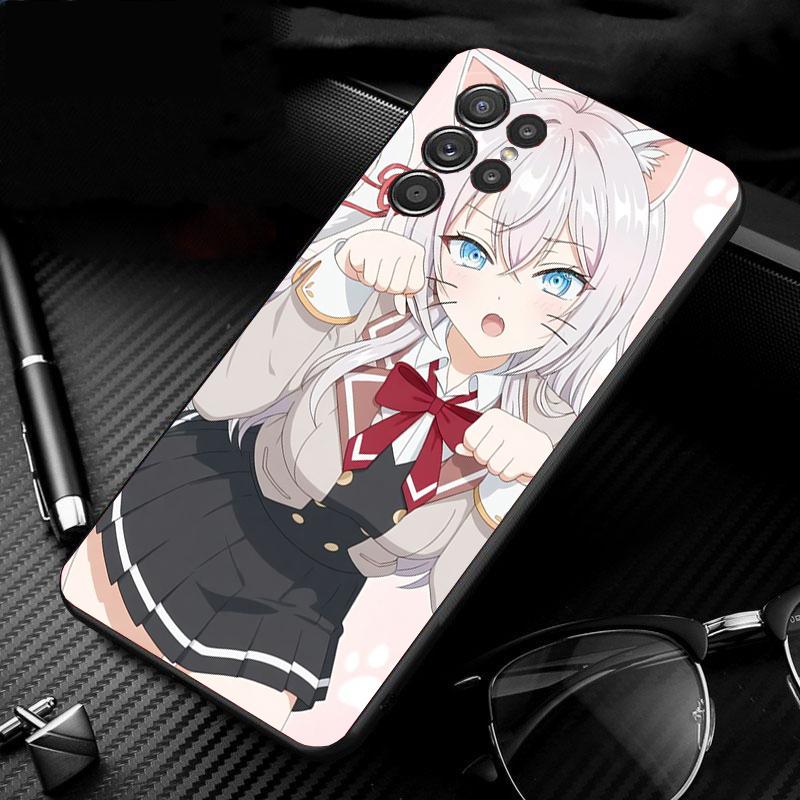 Phone Case For Samsung Galaxy S26 Plus Edge S25 S24 S23 S22 Ultra S23 S22 S25 Plus S24 FE Anime Girl