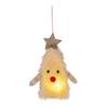 Christmas Tree-shaped Doll with Lights Star Decor Christmas Element Tabletop Decor Home Decoration Figurine
