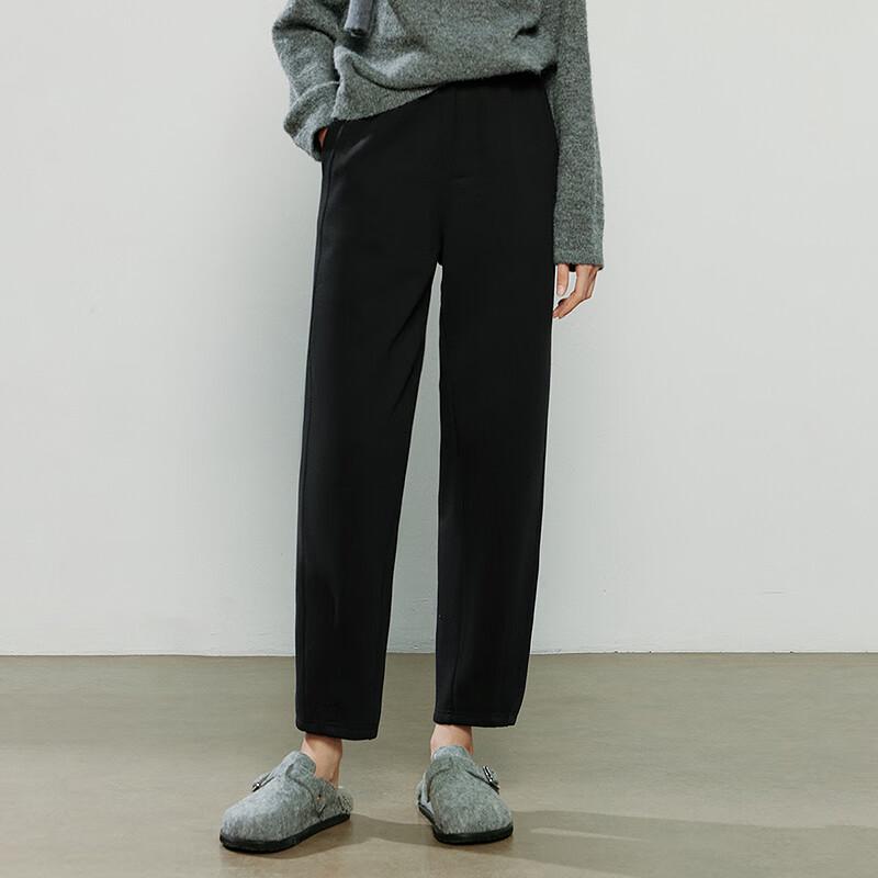 Chuyu Women's Winter Tapered Sweatpants with Fleece Lining