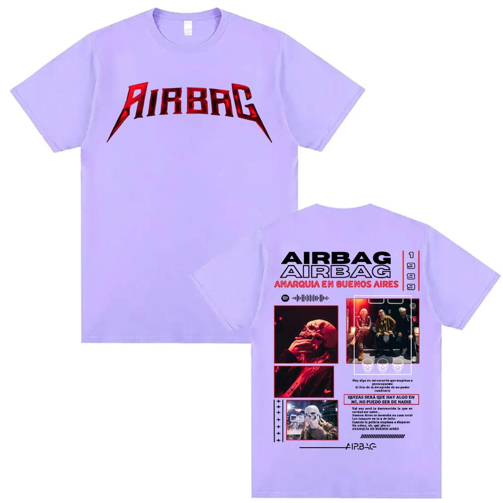 Singer Airbag Anarquia En Buenos Aires Album 2026 Tour Tee Shirt Unisex Women Fashion Vintage 100 Cotton Short Sleeve Tshirt Tops