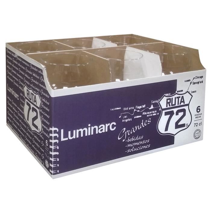 Verre de vin Luminarc Transparent verre (720 ml) (6 Unités)