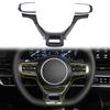 Carbon Fiber Car Steering Wheel Decor Cover Trim For KIA Sportage 2022 2023 2024