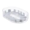 Fridge Storage Box Spice Rack 360-Degree Rotatable Design Large Capacity Transparent Turntable