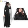 Trendy Adult Dark Witch Cloak Dress Made Of Soft Polyester For Halloween Events