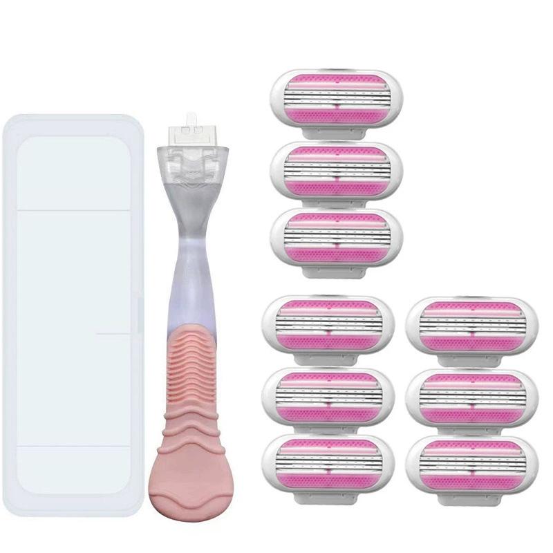 Women's Triple-Blade Underarm Razor with Replaceable Head