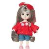 with Headwear High-end Dress Up 4 Styles Jeans Pants Suit Best Gifts  16~17cm Doll/1/8 BJD Doll