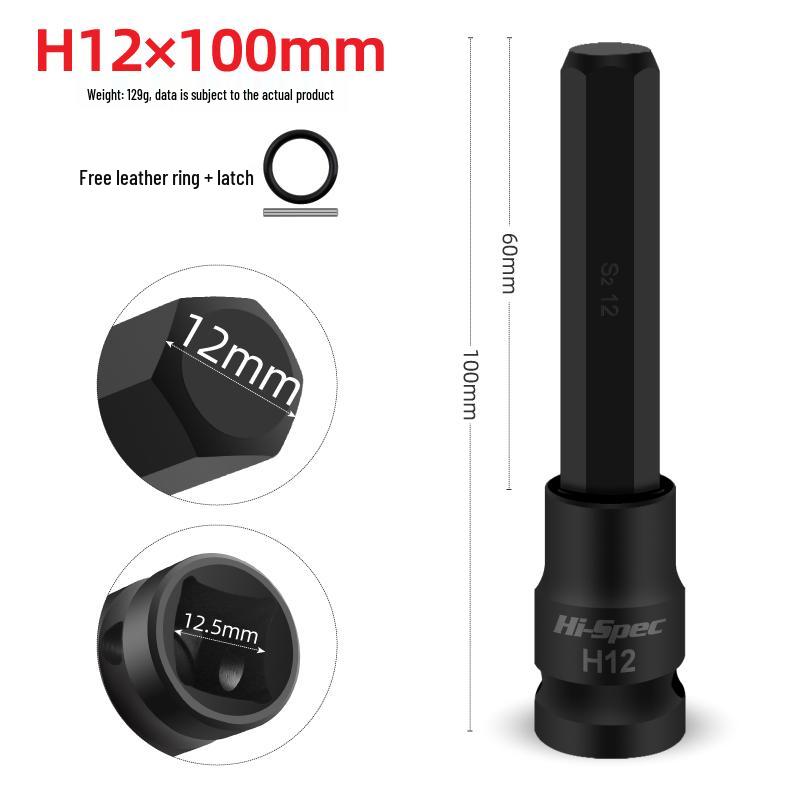 Hexagonal S2 Electric Impact Wrench Screwdriver Bit