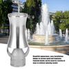G1 Female Thread DN25 Fountain Nozzle 304 Stainless Steel Silver Landscape Nozzle Fountain Sprinkler Patio Fountain Setup