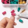 Mandrel Bit for Nails Small Mini Stainless Steel Mandrel Manicure Sandpaper Band