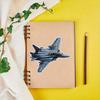 Realistic Fighter Jet Model Stickers Durable for Laptop, Car, Luggage, Skateboard & More - Perfect for Teens, Adults, Creative Decor & Gifting