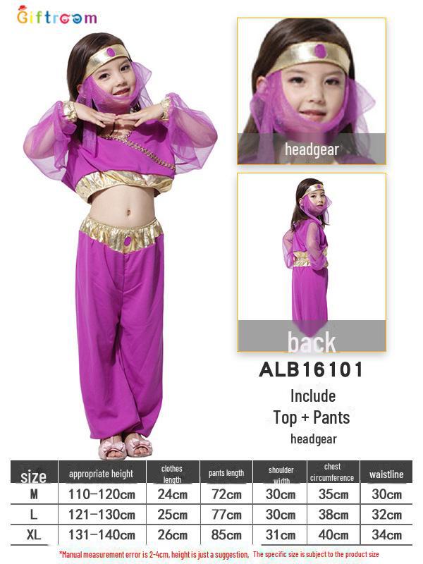 Children's Masquerade Costume: Arab Prince & Greek Princess