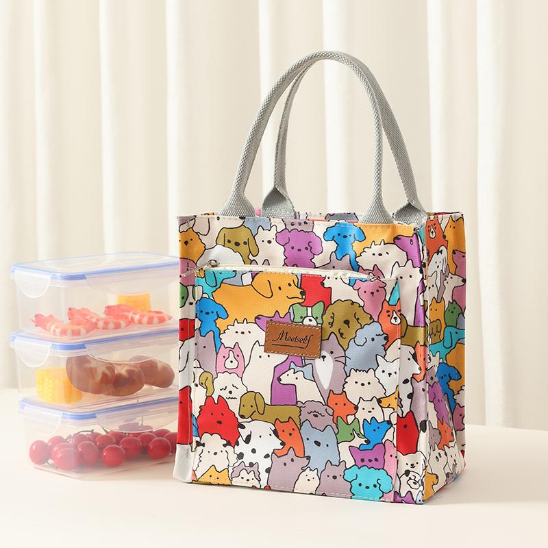 

Lunch box, simple lunch box bag, office worker s handbag, waterproof hand-held commuting bag