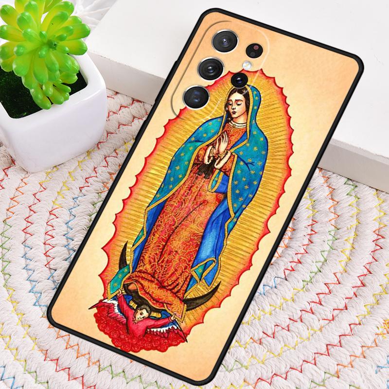 Virgin Maria print TPU Phone Case For Samsung Galaxy note 10 pro S26 S25 S24 S23 S22 Ultra Plus S21 FE S20 Shockproof Cover