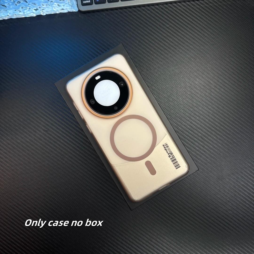 

Luxury Ultra-Thin Matte PC Magnetic For Magsafe Case For Huawei Honor 300 Magic7 Pro Wireless Charge Shockproof Business Cover For Honor 300 золотой