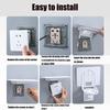 Wall Router Shelf Outlet Placement Holder For Routers And Media Boxes Strong Adhesive Bracket For Desktop Management