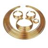Stylish Jewellery Combo Choker Necklace Set Gold Plated Jewellery Set for Women With Earrings, Ring and Bracelet (Golden)