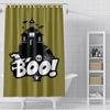 Home Shower Curtains For Bathroom Waterproof Fabric Modern Nordic Style Living Room Curtain Halloween Autumn Pumpkin Decoration