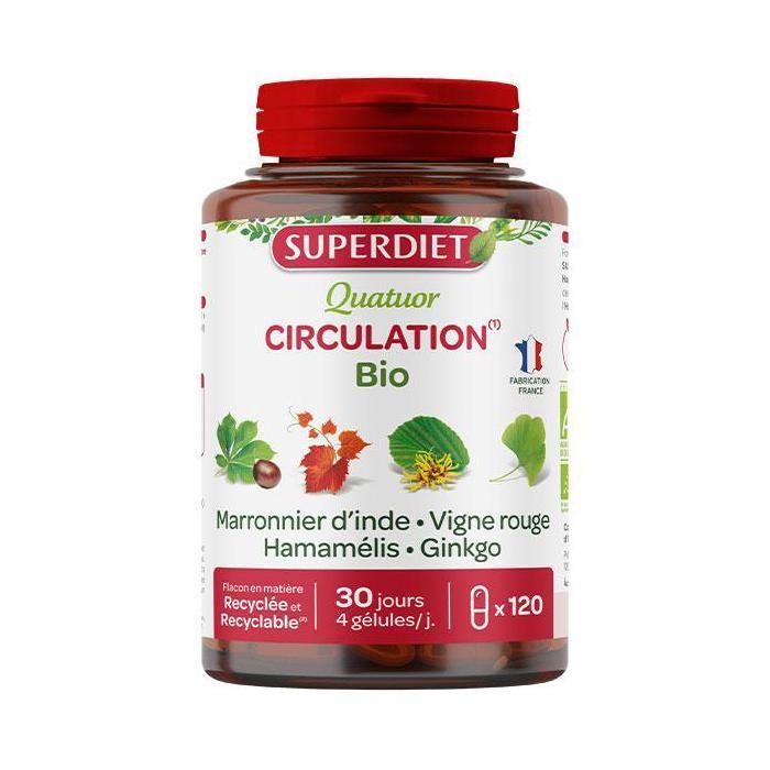 Superdiet Bio Circulation Quartet 120 Capsules