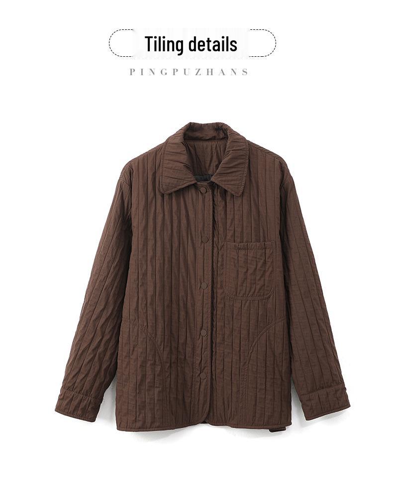 Thick Quilted Shirt Jacket