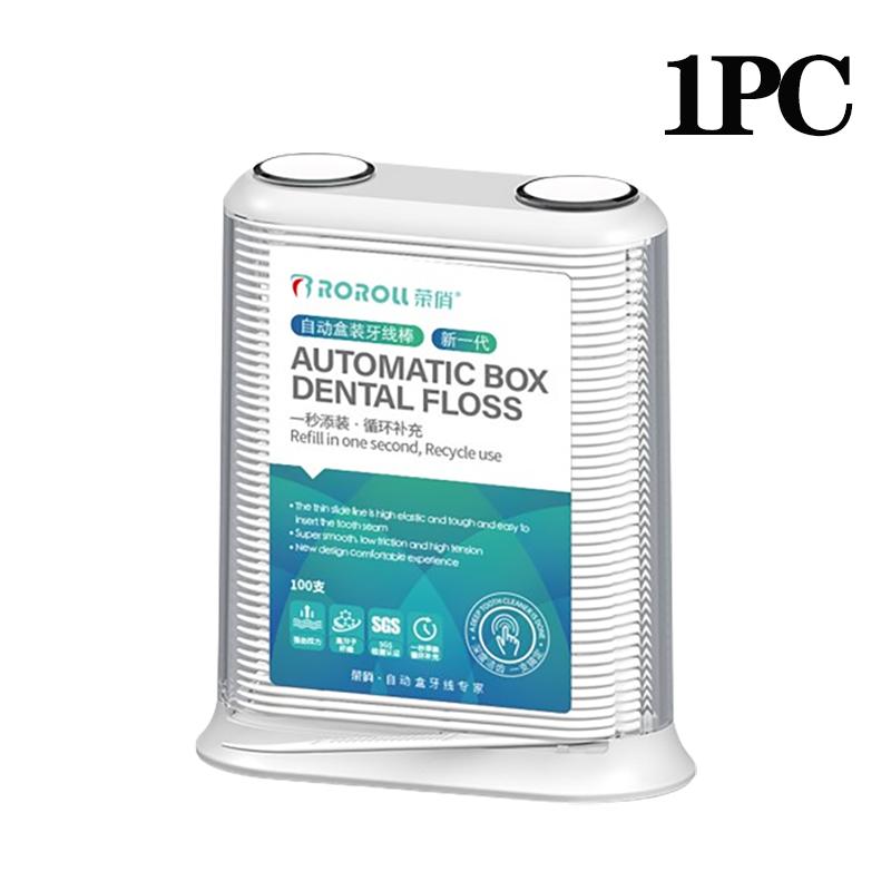 Automatic Floss Holder Disposable Floss Stick Floss Stick Dispenser Automatic Floss Dispenser Floss Dispenser Oral Care Tools