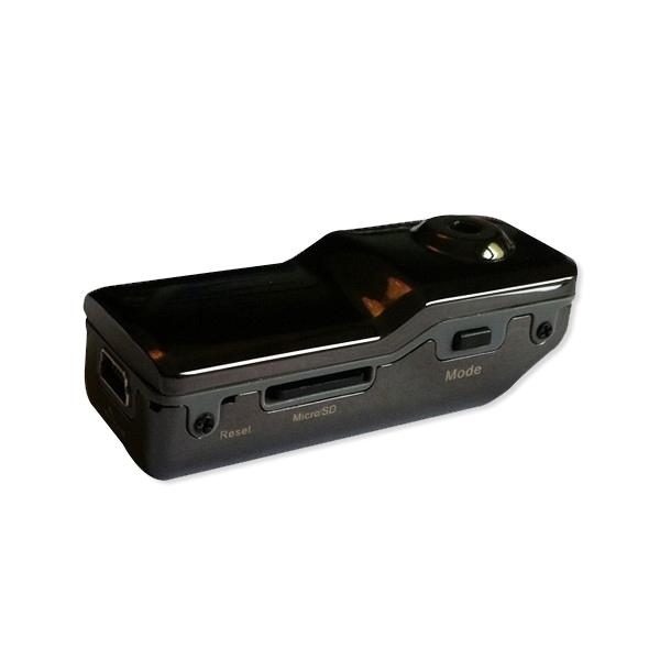 Glossy Black Mini Camera with Voice Detection