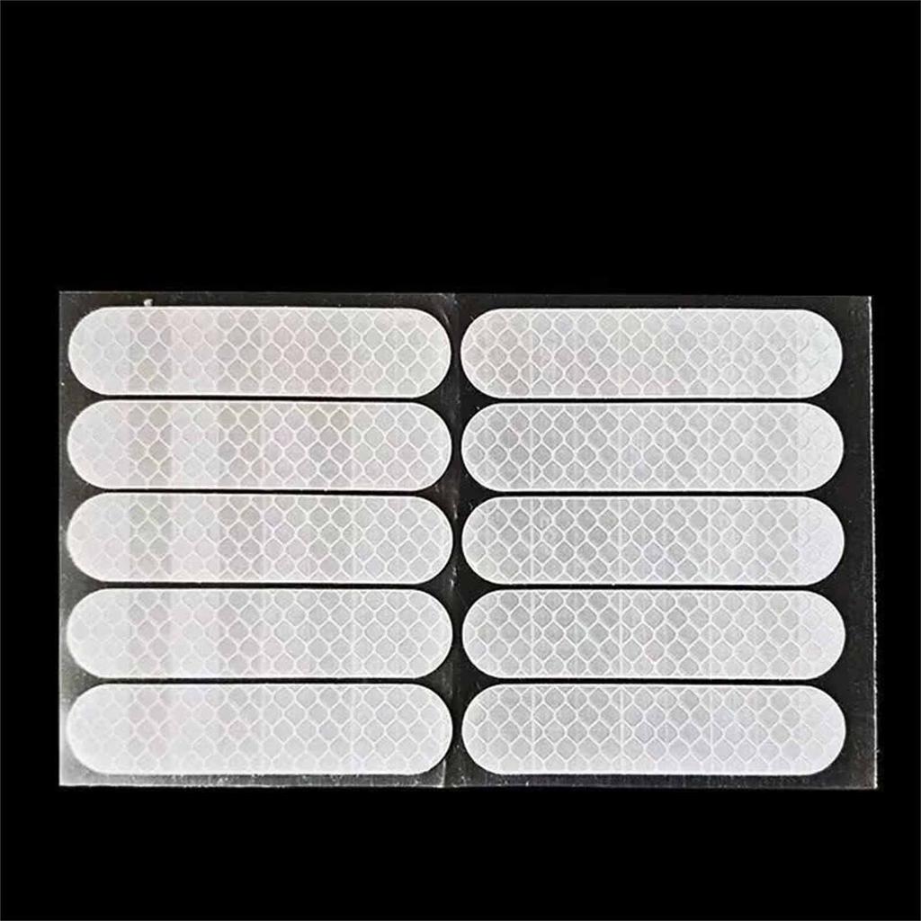 Car & Helmet Reflective Stickers – Adhesive Electric Motorcycle & Reflective Film, Safety Strips for Night Riding & Driving