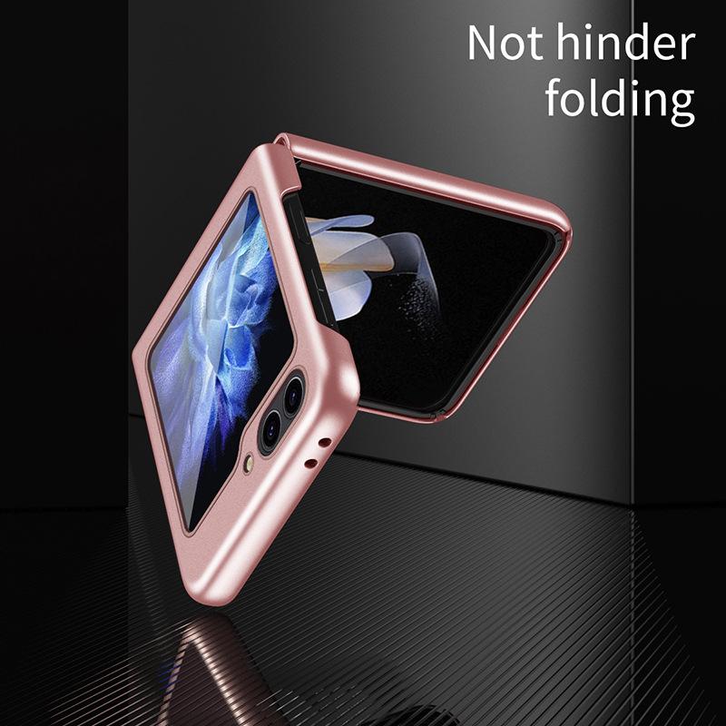 Suitable for Samsung Galaxy Z Flip8 phone case, magnetic skin-feel, foldable screen, full protection, anti-drop cover