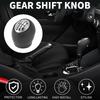 TUCKBOLD Manual Gear Shift Knob for Renault Clio Leather 6-Speed 2005-2014 (1pc) Plastic/For
