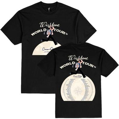 Camisetas Wishbone World Tour 2026 CONAN GRAY Camiseta de Moda Manga Curta Algodão Solto Camiseta Streetwear Unissex
