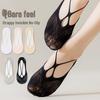 Women's Non-Slip Sexy Lace Low-Cut Ankle Socks with Straps, Invisible Summer Style