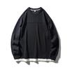 Pure Cotton Fake Two-Piece Sweatshirt for Men 2024 New Spring and Autumn Style American Retro Top Export Casual Jacket