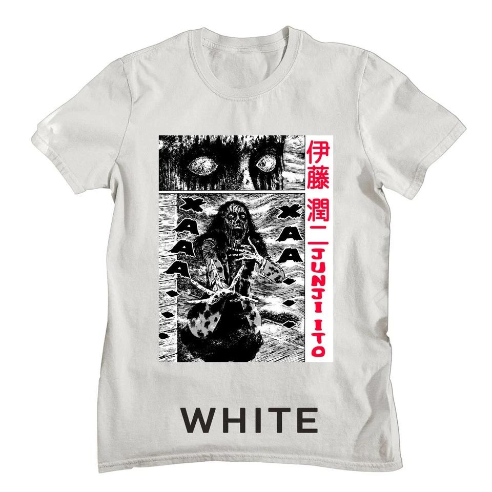New Tomie Junji Ito Horror Tee Junji Ito Uzumaki TShirtHorror Unisexga White S